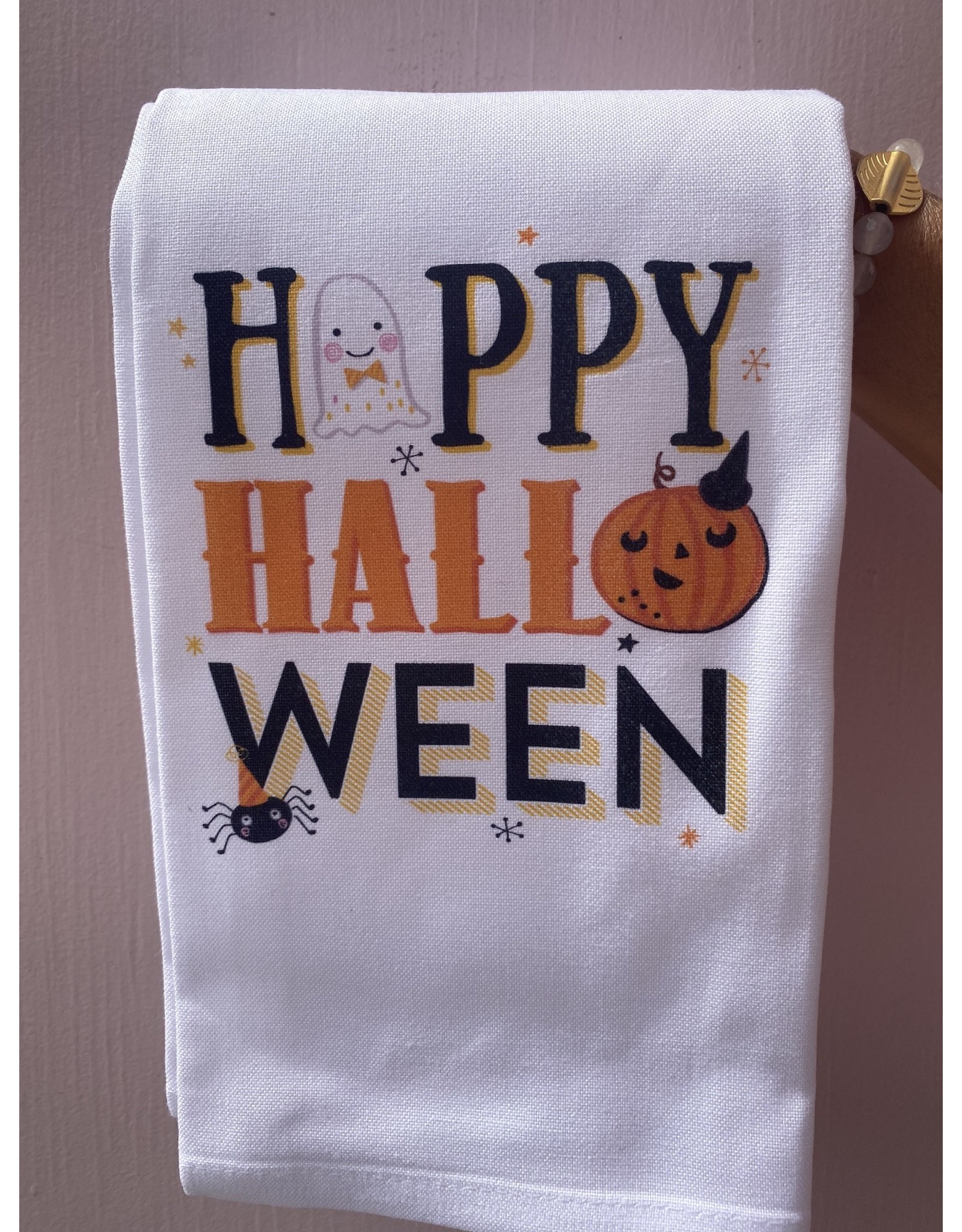 RoseanneBECK Collection Happy Halloween Icons Tea Towel