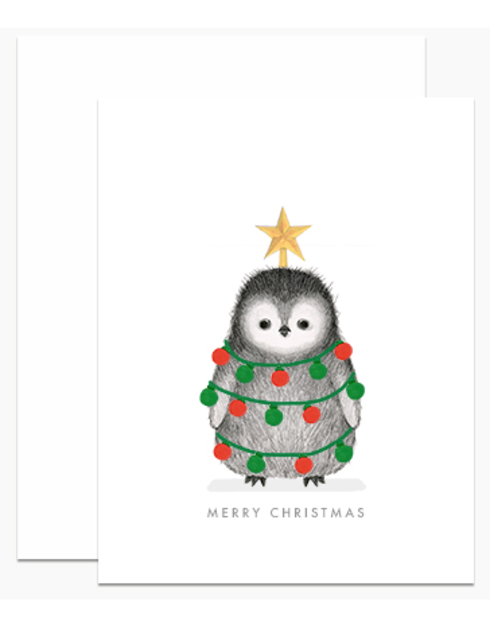 Dear Hancock Decorated Penguin Card