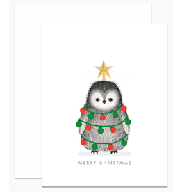 Dear Hancock Decorated Penguin Card