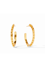 Julie Vos SoHo Hoop in Gold by Julie Vos Size Medium