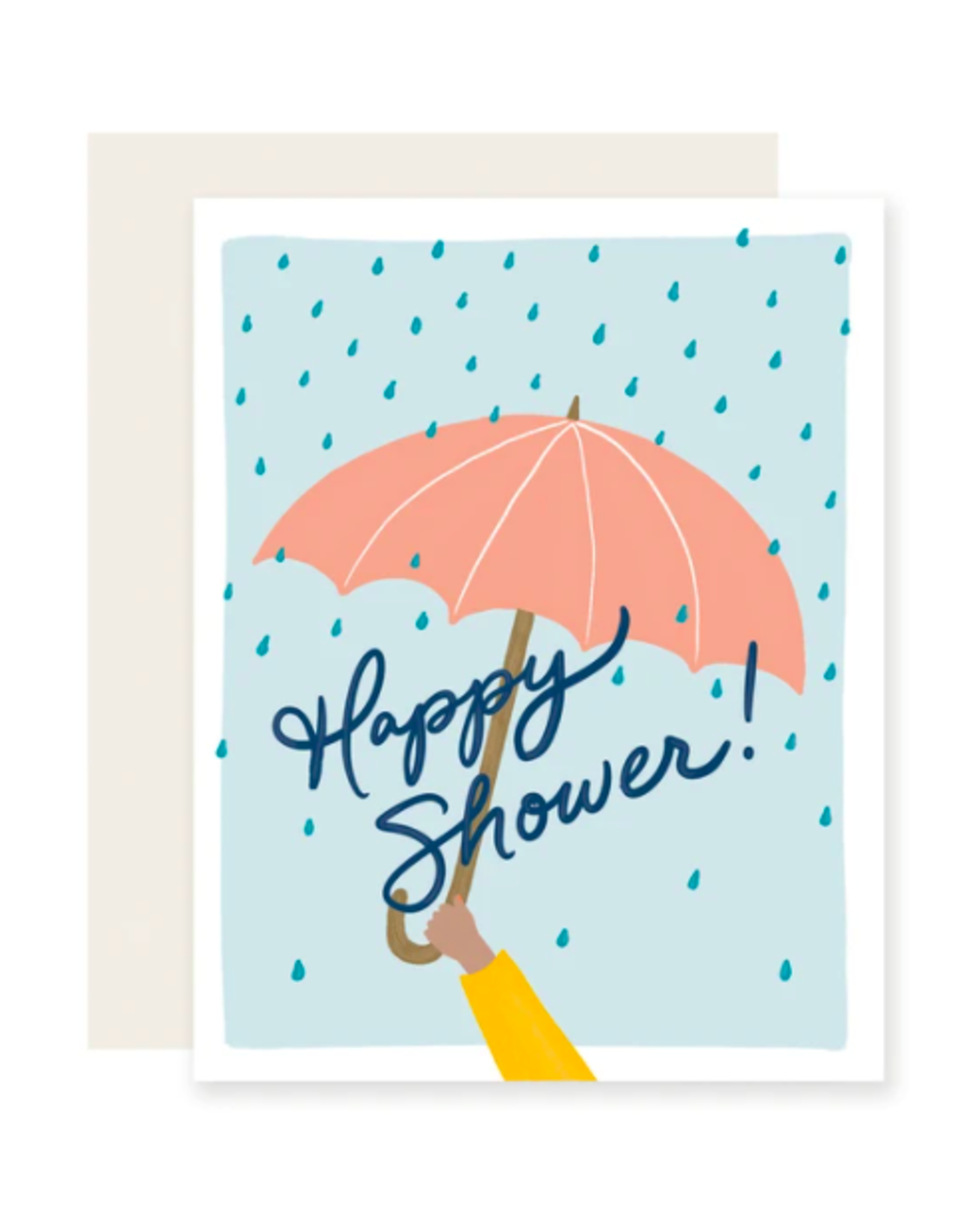 Slightly Stationery Happy Shower Card