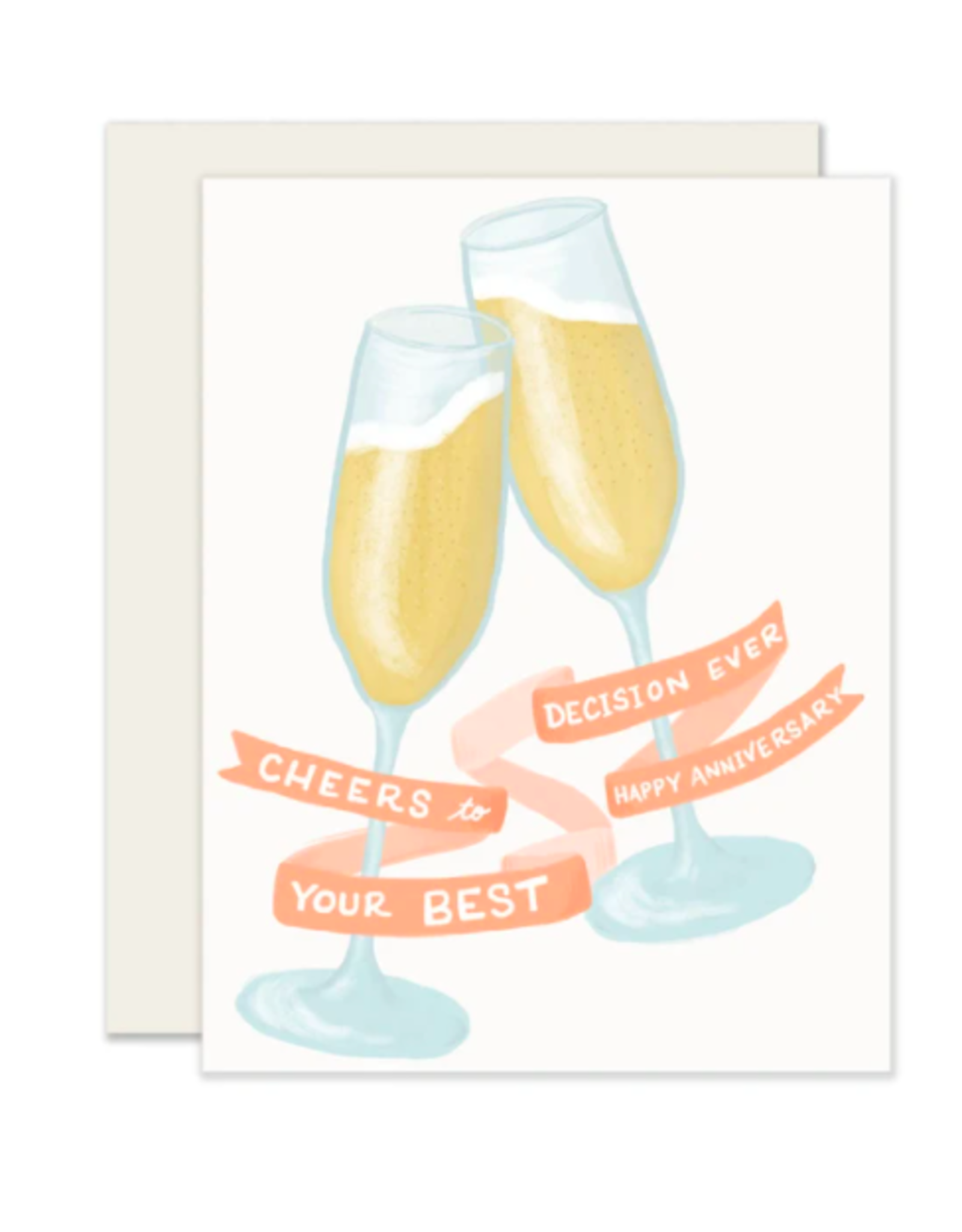 Slightly Stationery Best Decision Ever Card