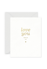 Smitten on Paper Mean it Card