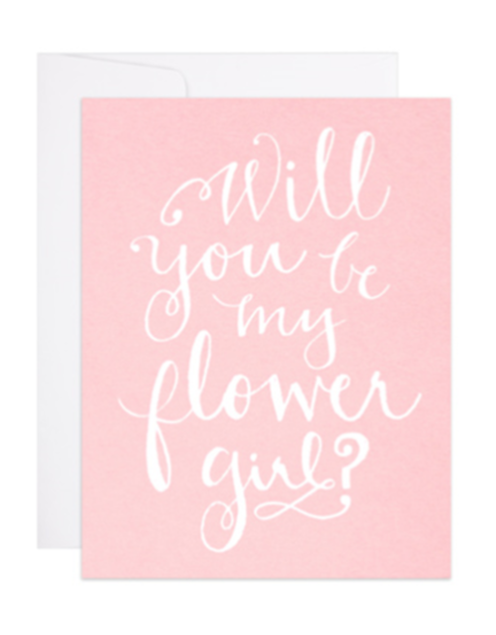 9th Letterpress Flowergirl? Card