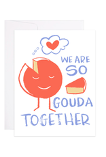 9th Letterpress Gouda Together Card