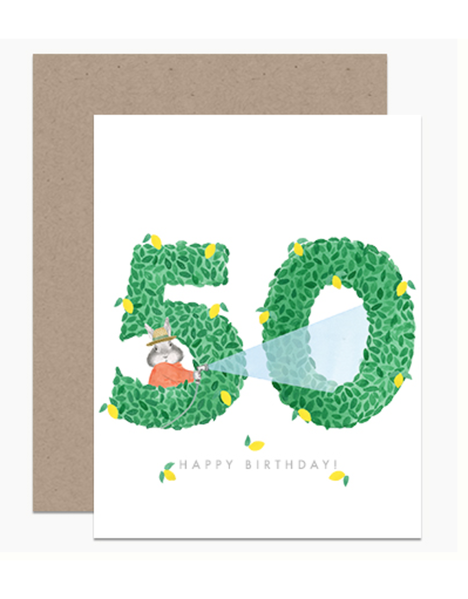 Dear Hancock Happy Birthday 50 Topiary Card