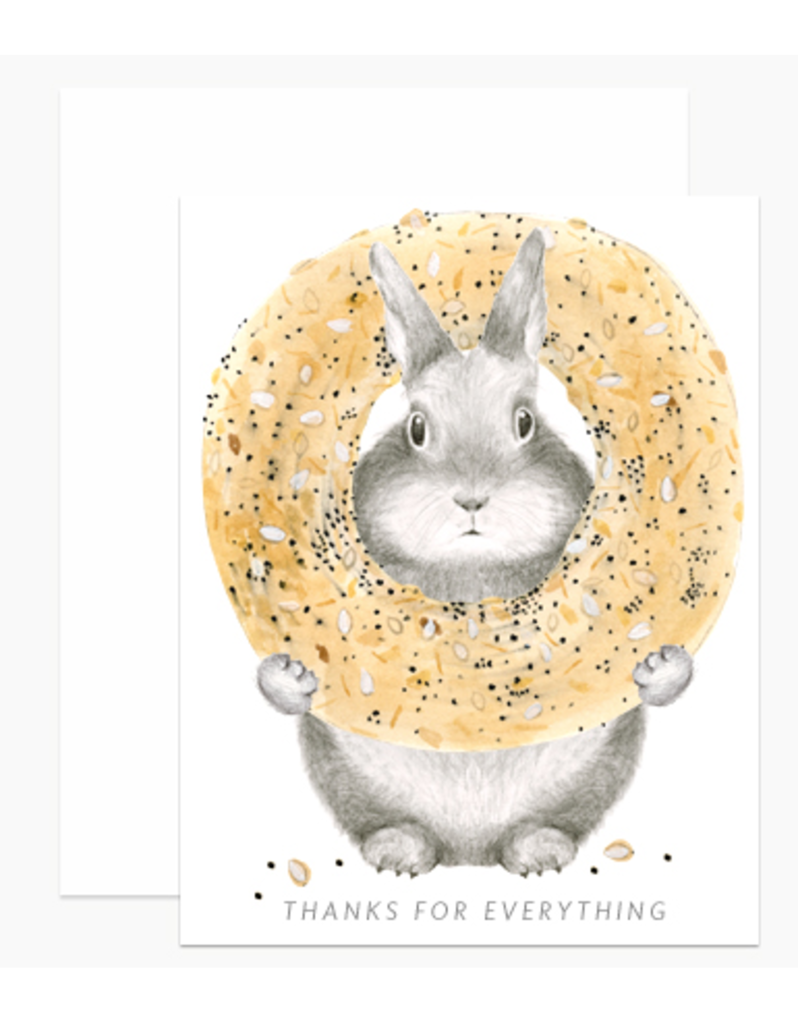 Dear Hancock Thanks for Everything Bagel Card
