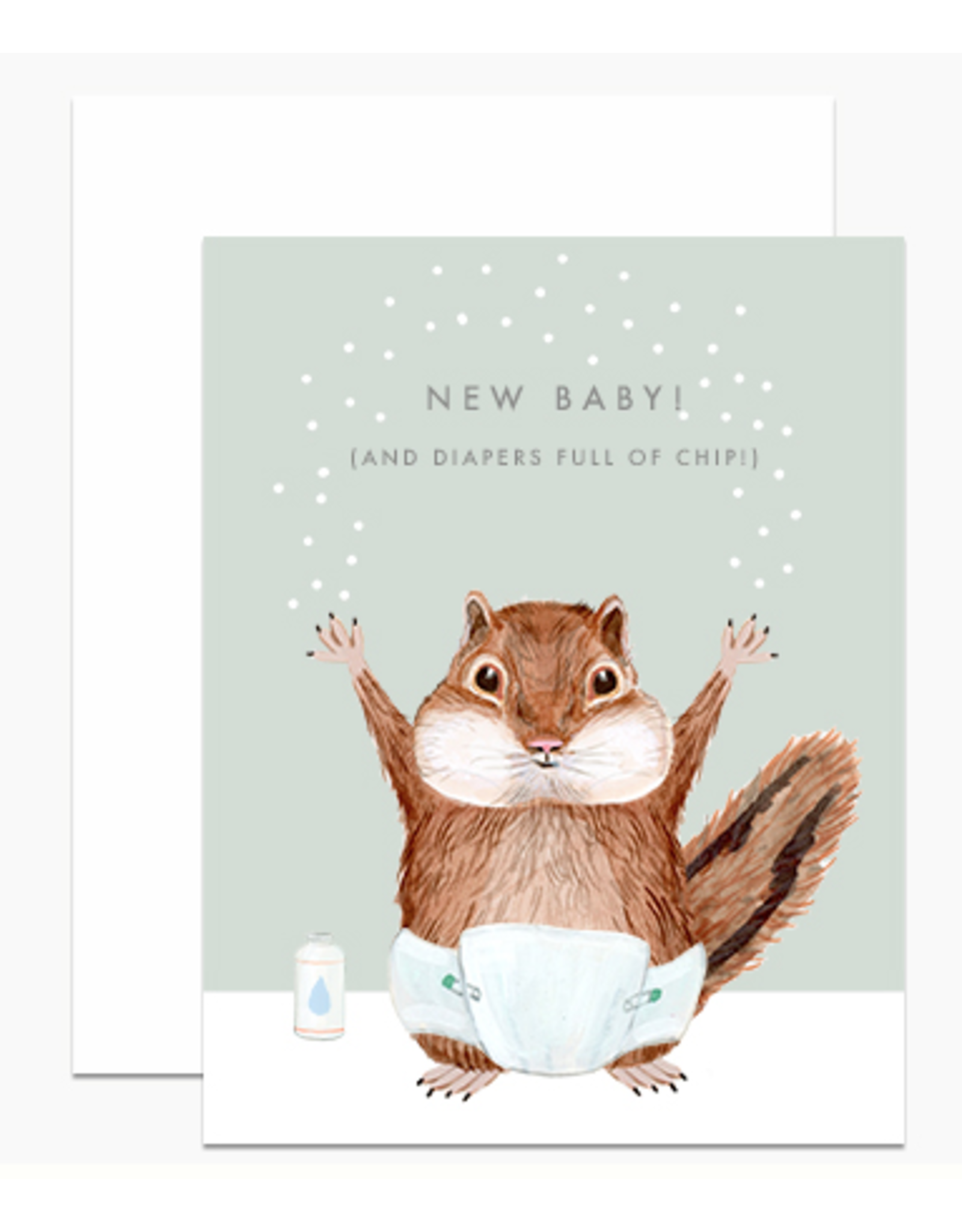 Dear Hancock Diapers Full of Chip Card