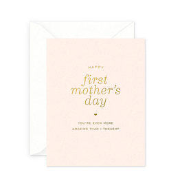 Smitten on Paper First Mother's Day Greeting Card