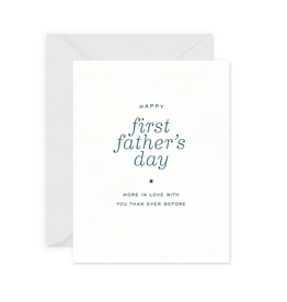 Smitten on Paper First Father's Day Greeting Card