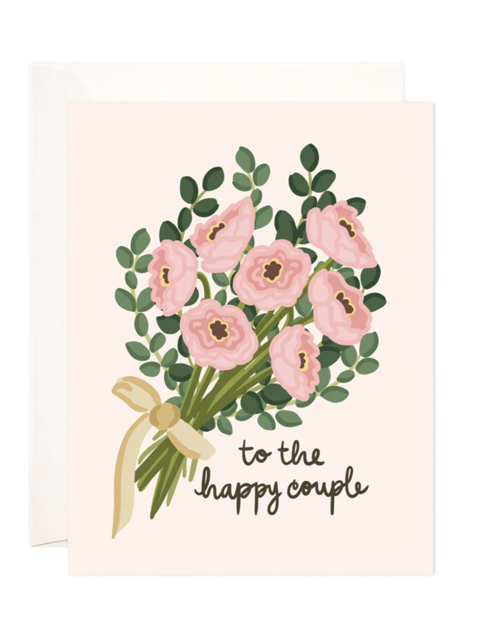 Bloomwolf Studio Happy Couple  Bouquet Card