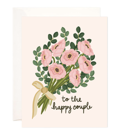 Bloomwolf Studio Happy Couple  Bouquet Card