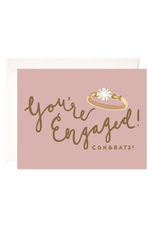 Bloomwolf Studio Engaged Ring Card