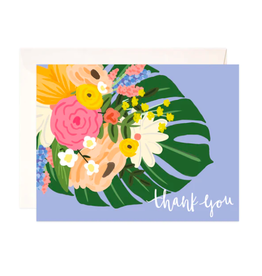 Bloomwolf Studio Blue Thank You Card