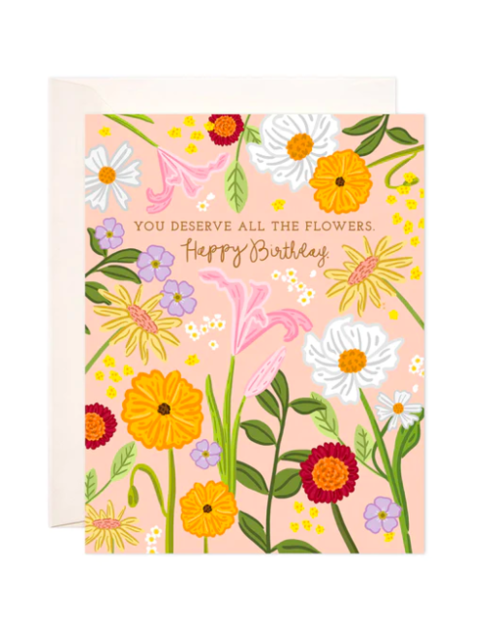Bloomwolf Studio All the Flowers Card