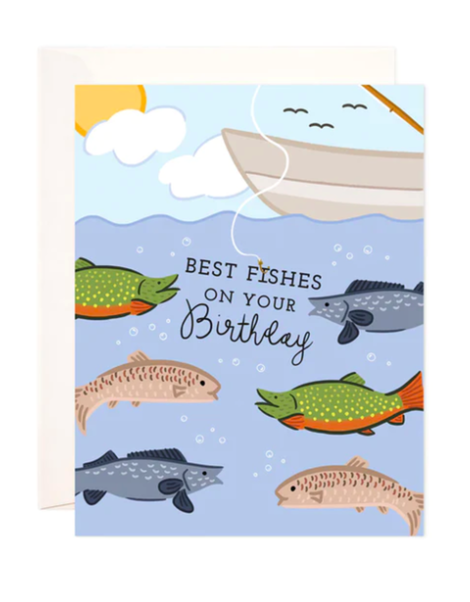 Bloomwolf Studio Best Fishes Birthday Card