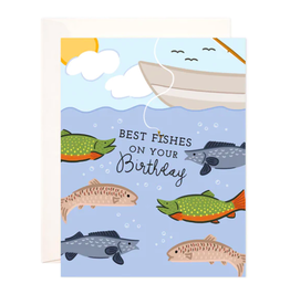 Bloomwolf Studio Best Fishes Birthday Card