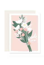 Slightly Stationery Bride Bouquet Card