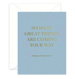 Smitten on Paper Great Things Graduation Card