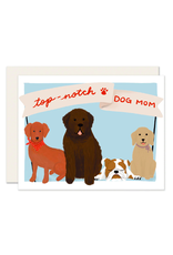 Slightly Stationery Dog Mom Card