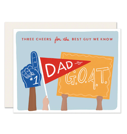 Slightly Stationery Three Cheers Dad Card