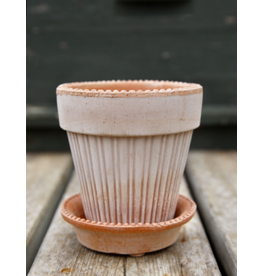 Bergs Potter 5.5" Simona Pot in Rose + Saucer by Bergs Potter