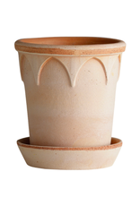 Bergs Potter 5.5" (14cm) Elizabeth Pot in Rose + Saucer by Bergs Potter