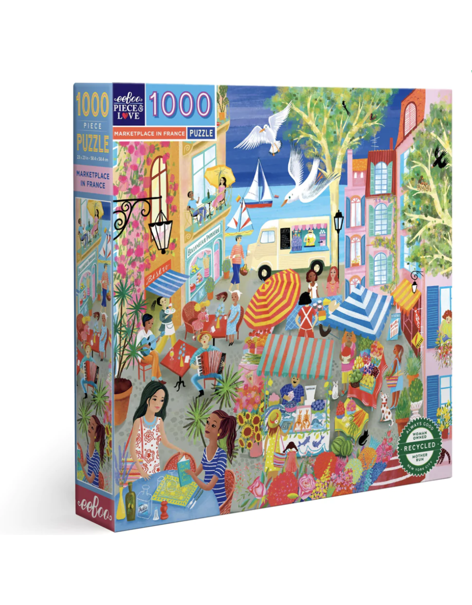 eeBoo Marketplace in France Puzzle