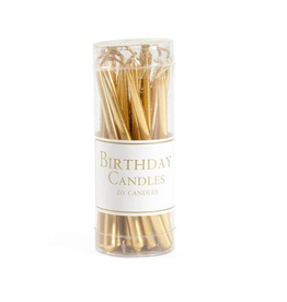 Caspari Birthday Candles in Gold