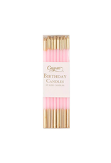 Caspari Birthday Candle Slims in Petal Pink