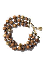 Capucine de Wulf Earth Goddess Beads Bracelet in Teak