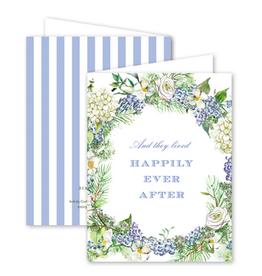 Dogwood Hill Blue Hydrangea Wedding Card