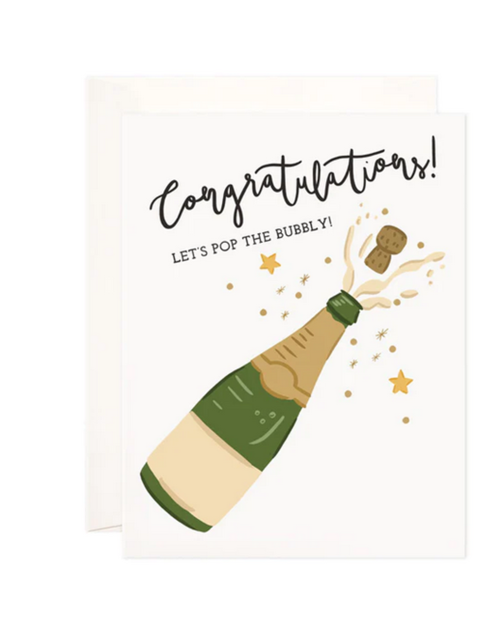 Bloomwolf Studio Bubbly Congrats Card