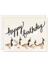 Slightly Stationery Duck Parade Card