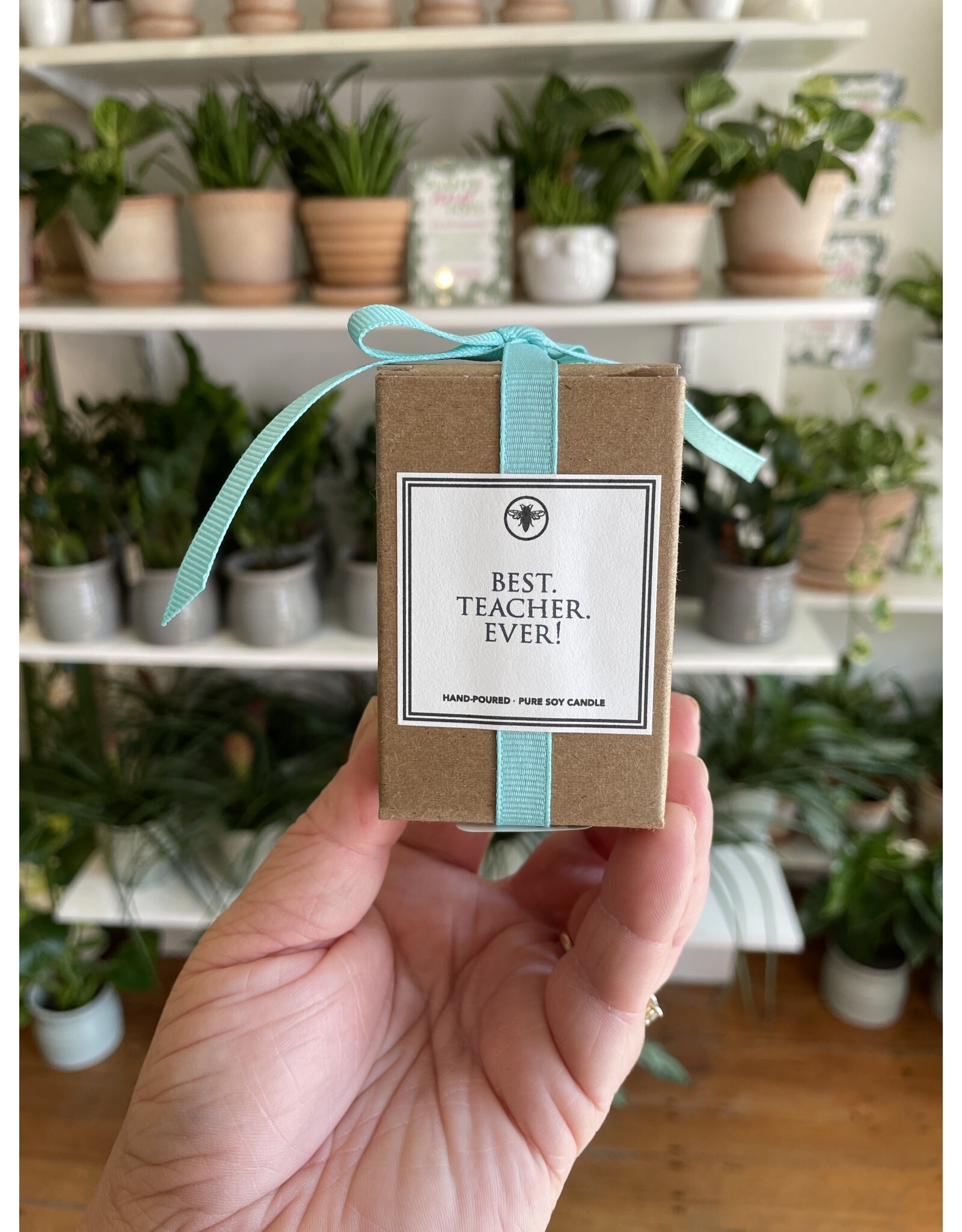 Ella B Best. Teacher. Ever. Votive Candle