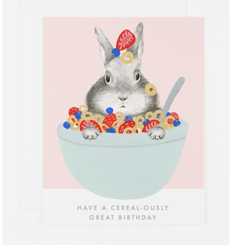 Dear Hancock Cereal-ously Great Birthday Card