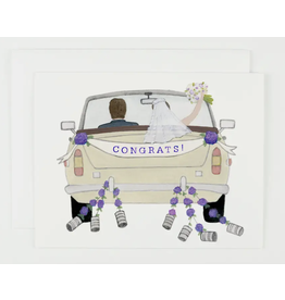 Dear Hancock Congrats Wedding Car Card