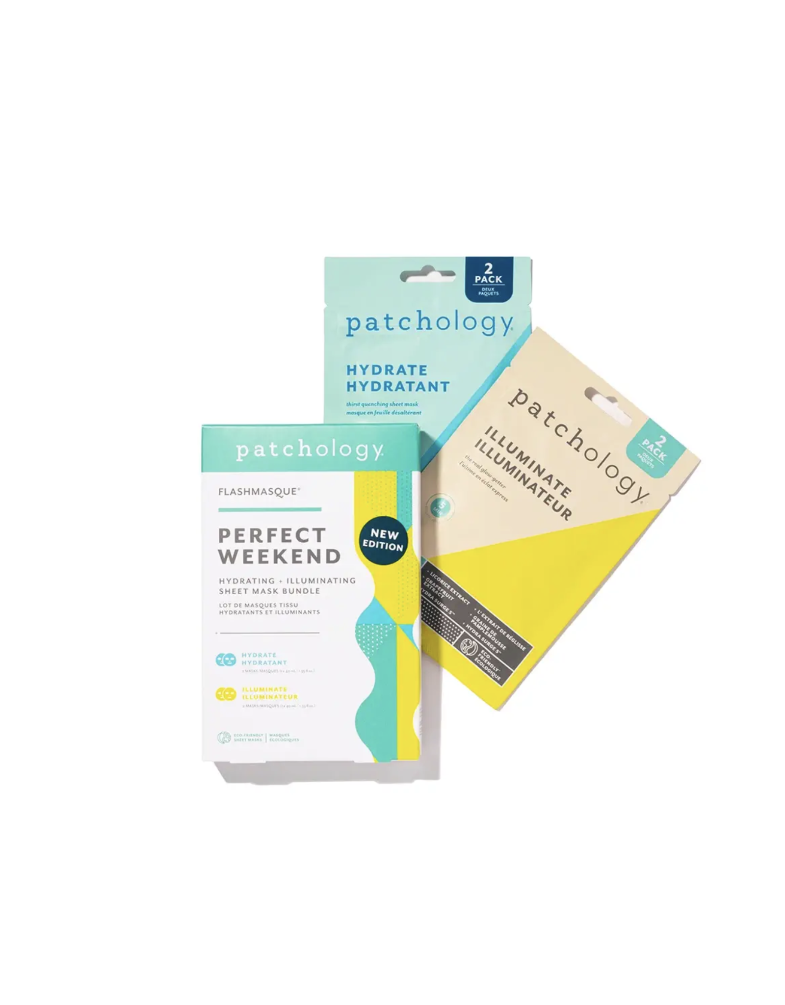 Patchology Perfect Weekend Face Mask Kit - 4 Mask Pack