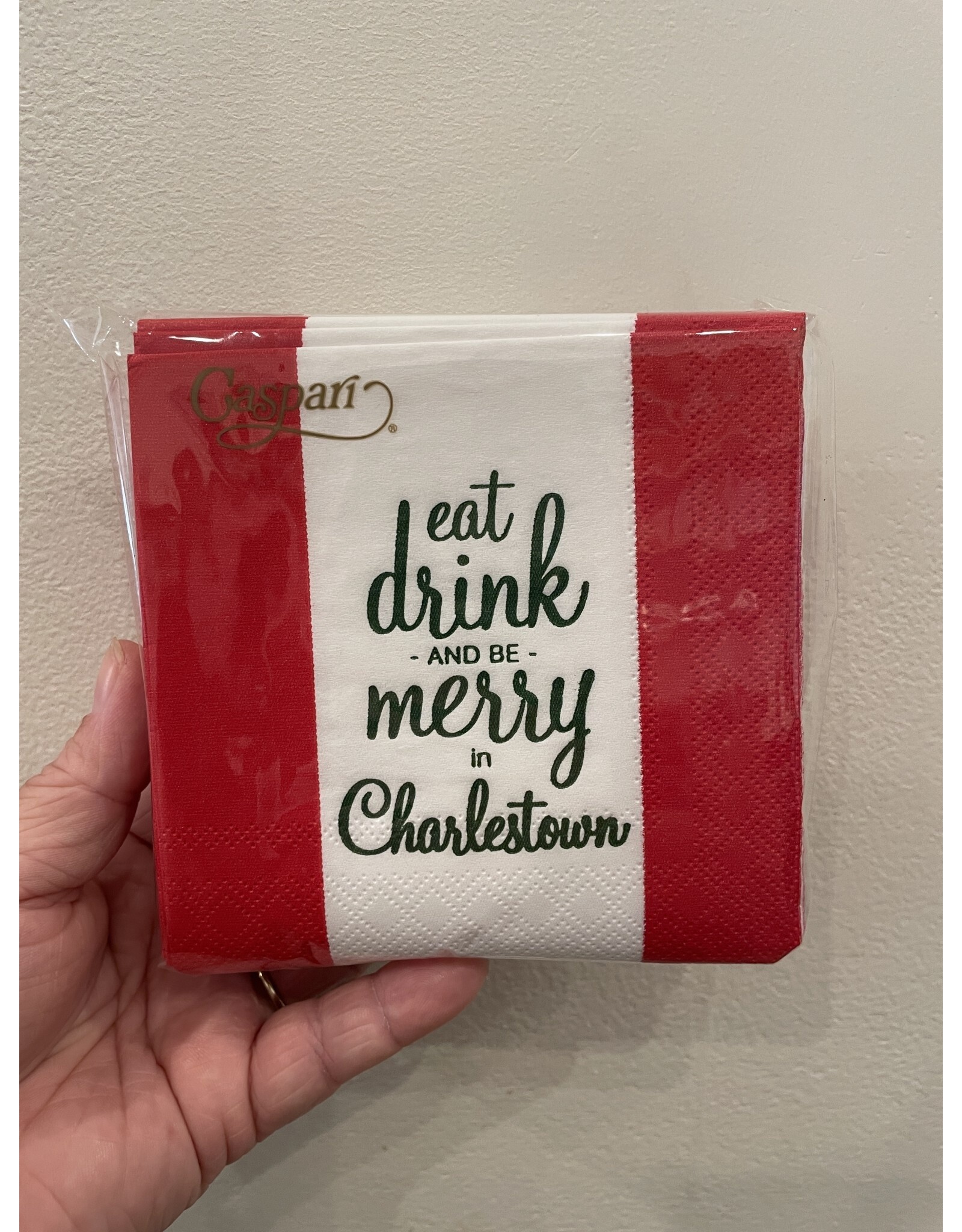 Caspari Eat Drink and Be Merry in Charlestown Napkins