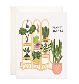 Bloomwolf Studio Houseplants Thanks Card