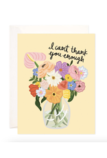 Bloomwolf Studio Flower Vase Thank You Card