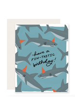 Slightly Stationery Fin-tastic Birthday Card