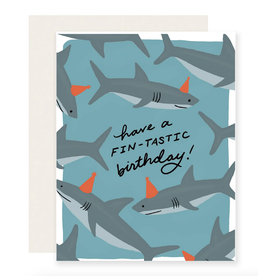 Slightly Stationery Fin-tastic Birthday Card