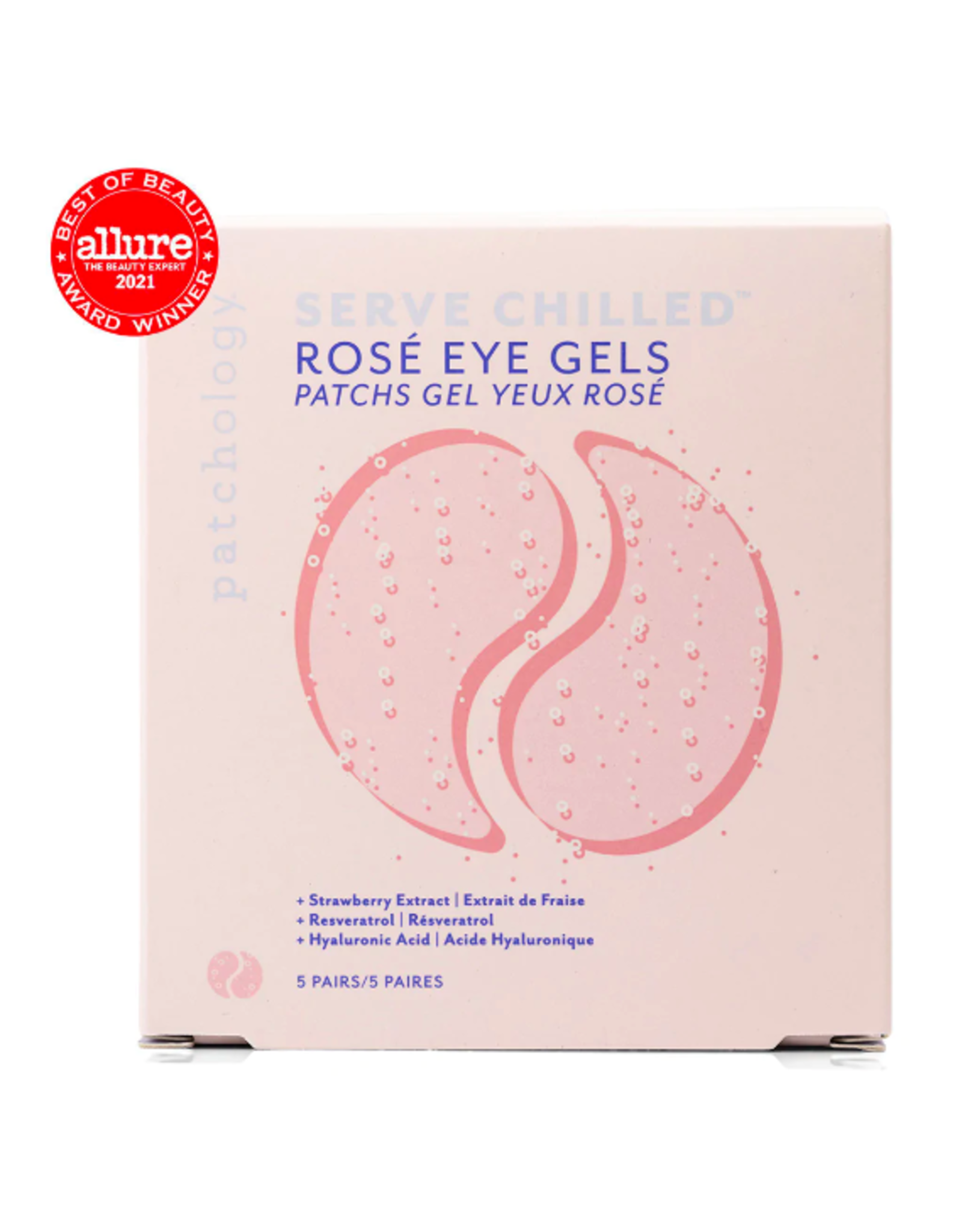 Patchology Serve Chilled Rose Eye Gels - 5 Pack
