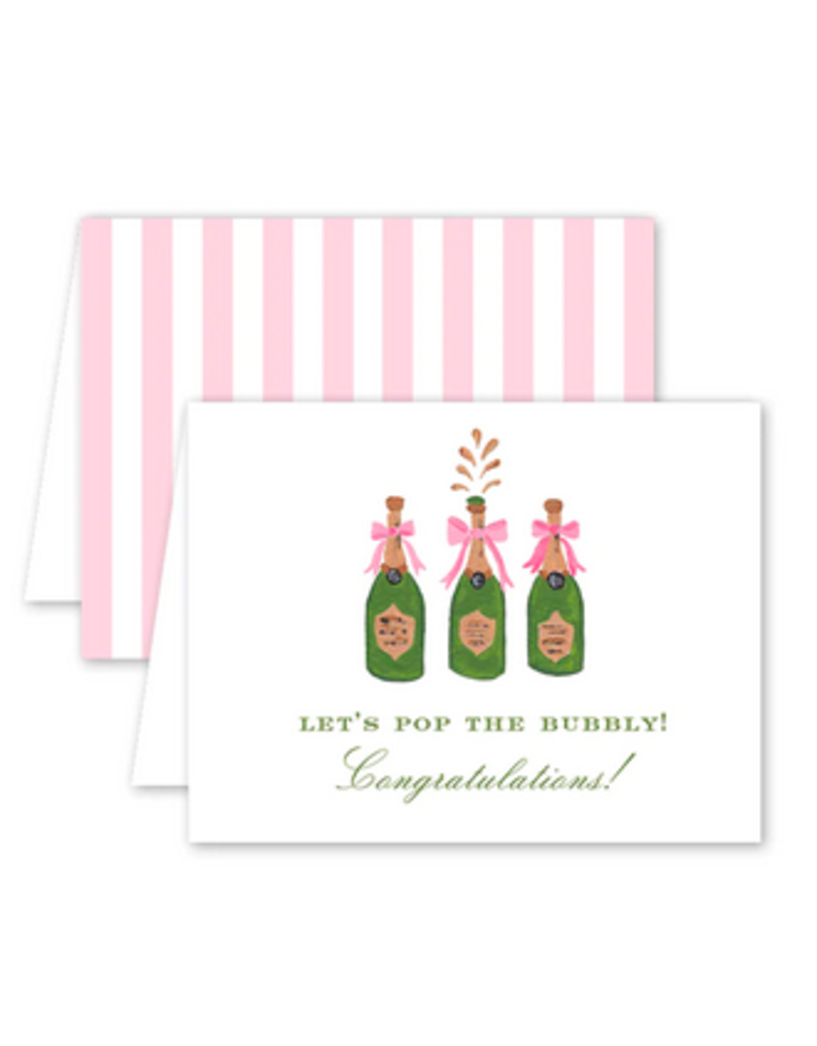 Dogwood Hill Champagne Congrats Card