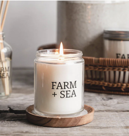 Farm + Sea Sandalwood + Eucalyptus Small Candle by Farm + Sea