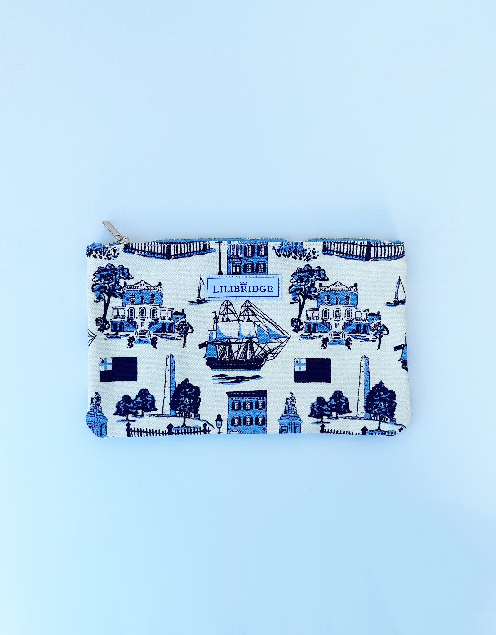 Lilibridge Charlestown Toile Clutch by Lilibridge