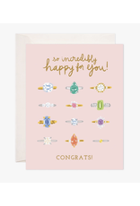 Bloomwolf Studio Congrats Rings Card