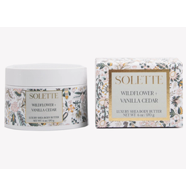 Solette Wildflower + Vanilla Cedar Body Butter