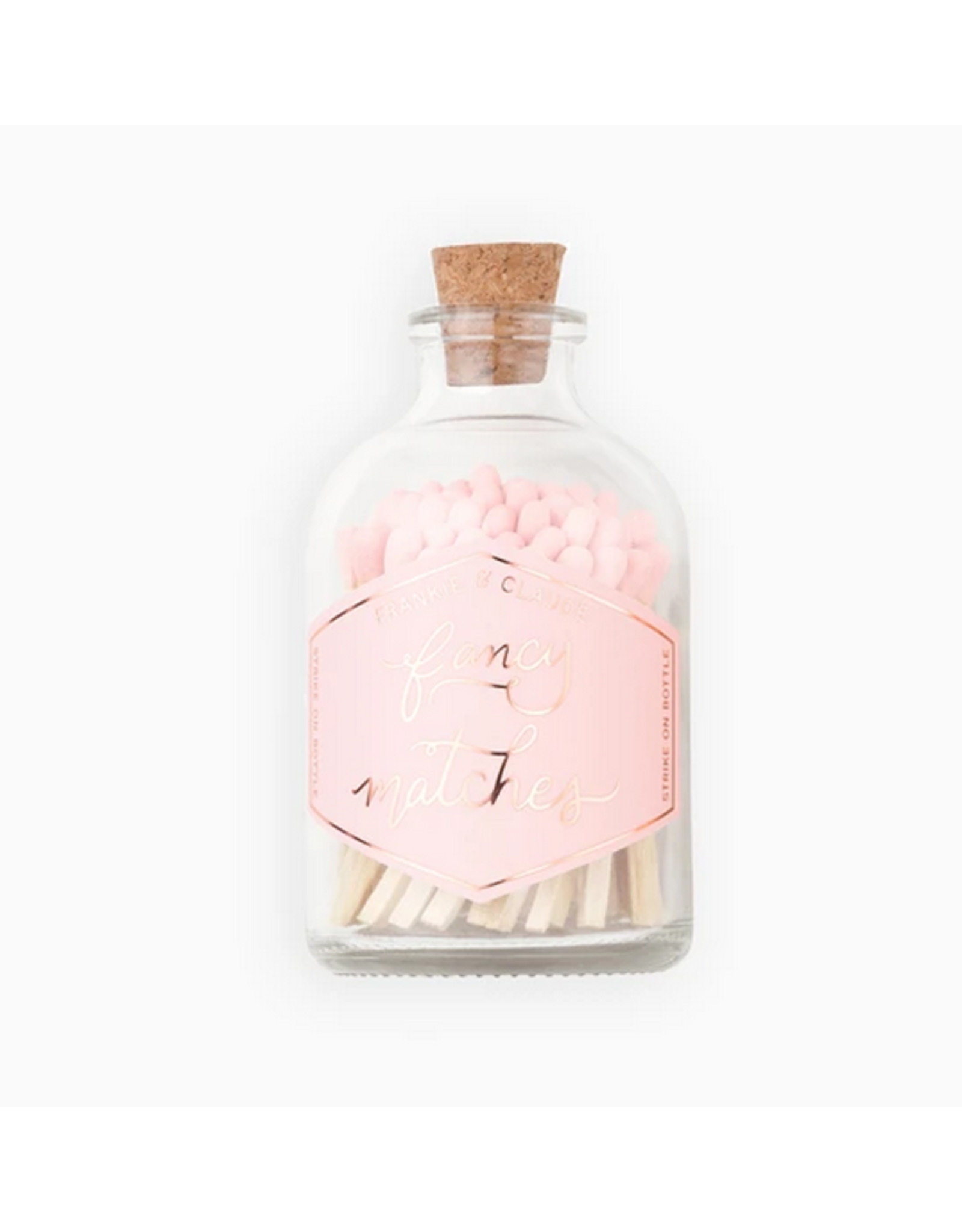 Frankie & Claude Small Match Jar Blush Pink